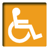 Schild Parkplatz für Menschen mit Behinderung - behindertengerecht